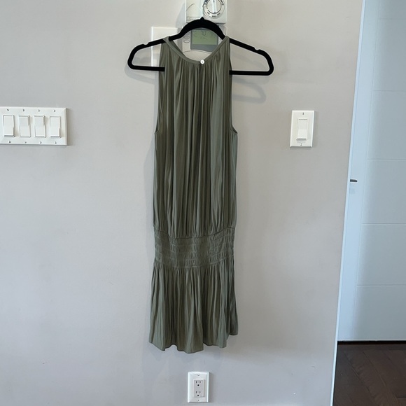 Ramy Brook Paris Blouson Smocked Halter Dress - Picture 2 of 5